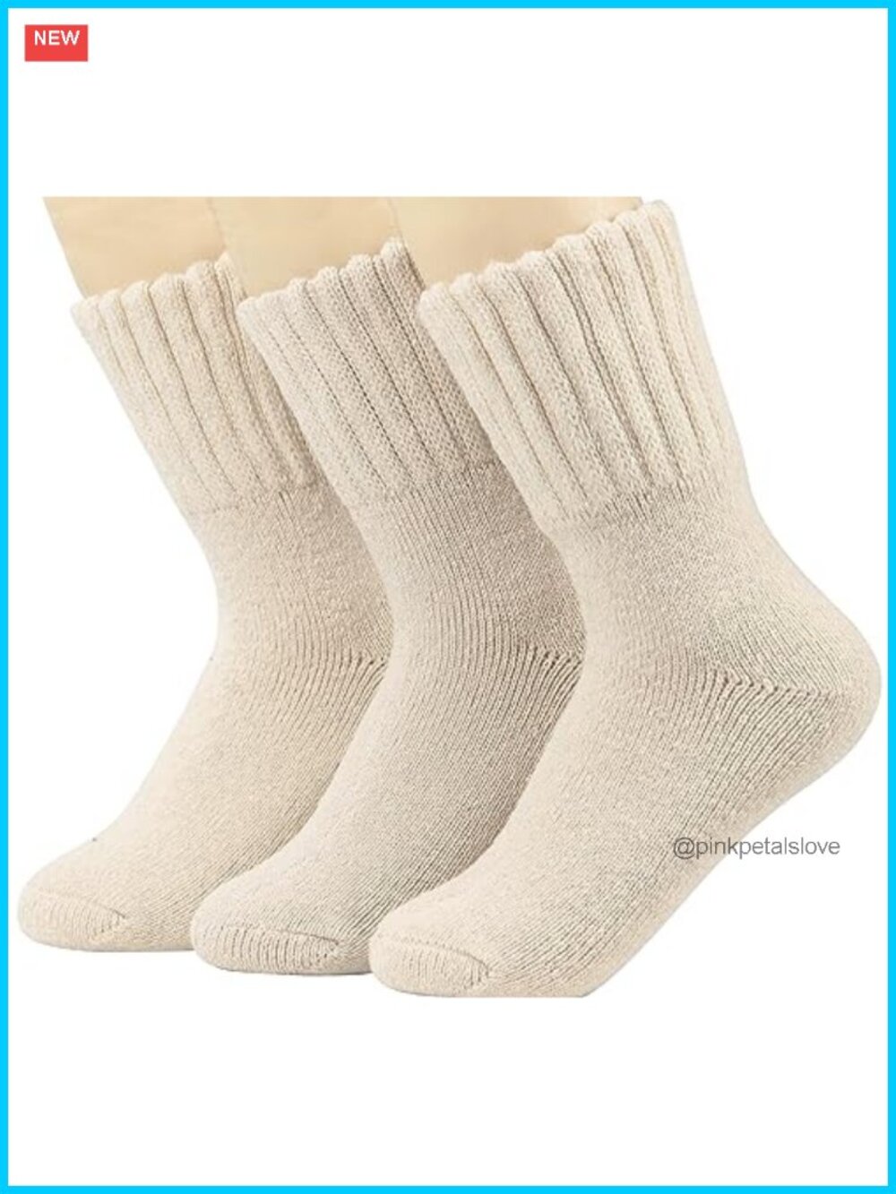 Thick Knit Winter Calf Socks Warm Cozy Gift for Women